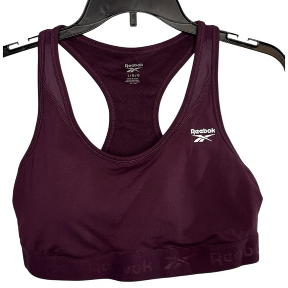 Reebok Other - Reebok Sports Bra‎ Purple Medium Support in Size L  NWT